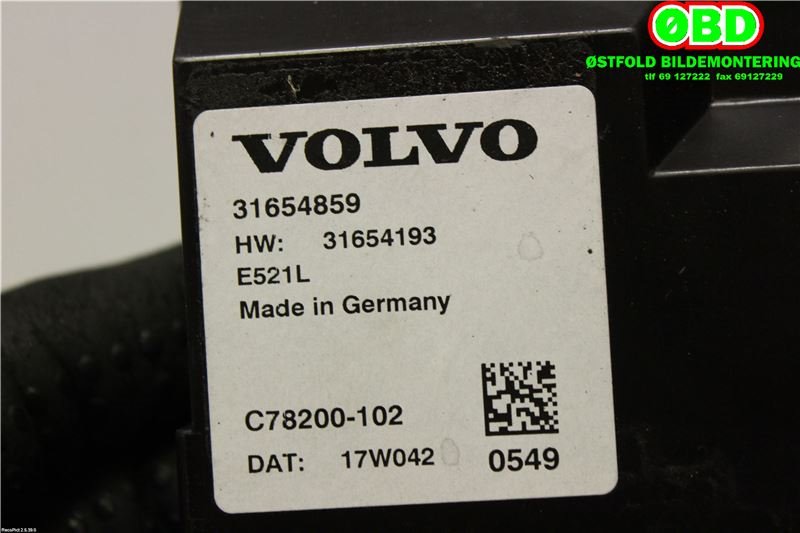 Styreenhet diverse til Volvo V90 / V90 CC / S90 2016-->>  (VOLVO||31654859)