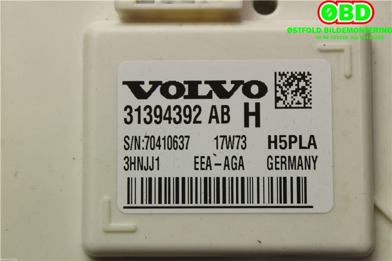 Styreenhet diverse til Volvo V90 / V90 CC / S90 2016-->>  (VOLVO|36003038||31394392AB)
