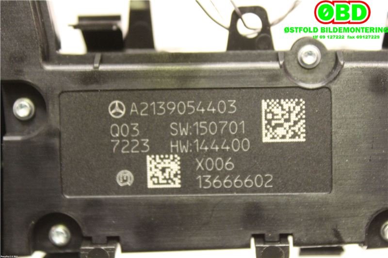 Bryter diverse til Mercedes E-Klasse 2016-2023 (W213) (W213) (MERCEDES|A 213 905 44 03|A 213 905 63 08|2139054403)