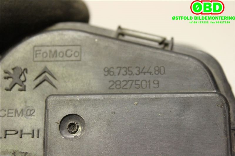 Spjeldhus til Peugeot 2008 2013-2019 (Type I) (PEUGEOT|0345 G4||9673534480)
