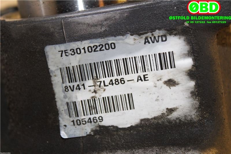 Girkasse 4WD fordelingskasse til Ford Kuga 2008-2012 (Type I)  (FORD|1675362||8V417L486AE)