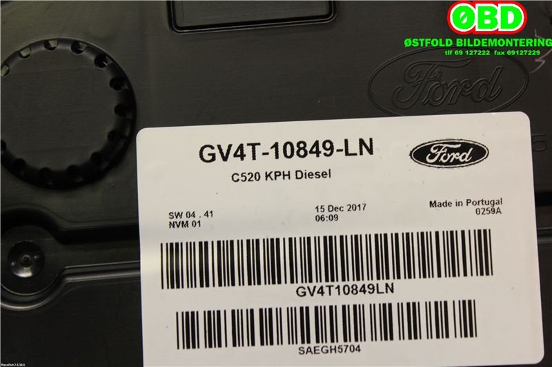 Instrumentpanel til Ford Kuga 2013-2019  (FORD|2259247||GV4T10849LN)