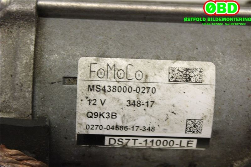 Starter diesel til Ford Kuga 2013-2019  (FORD|1870892||DS7T11000LE)