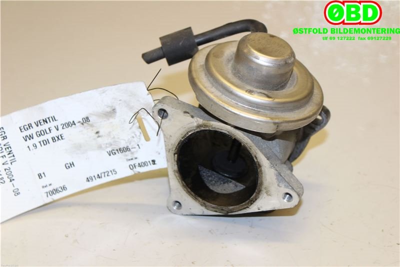 EGR-ventil til VW Golf V, Combi 2003-2008  (VOLKSWAGEN|038 131 501 AN||038131501AN)