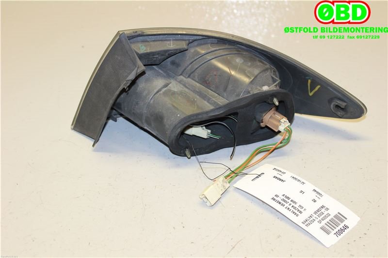 Baklykt venstre til Mazda 6 2002-2008 (Type I)  (MAZDA|GJ6A51160E|GJ6A51180E|)