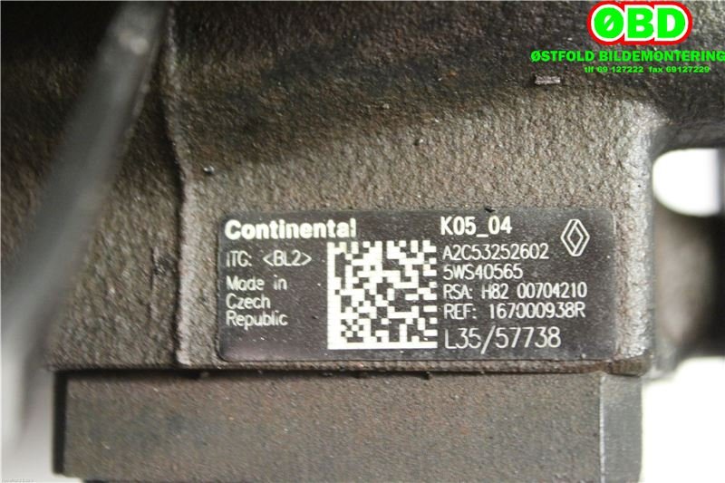 Dieselpumpe til Nissan Qashqai 2010-2014 (Type I, Fase 2) (NISSAN|1303800QAH||8200704210)