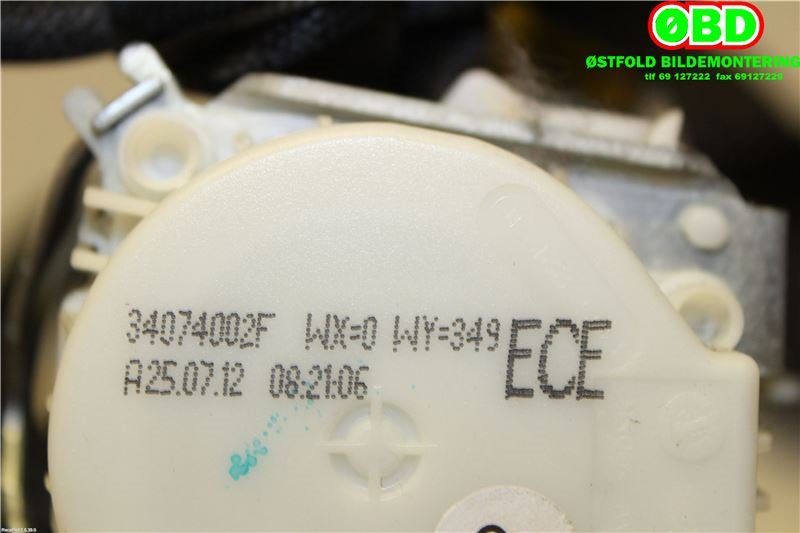 Airbag beltestrammer til Mercedes GLK 2008-2015 (X204) (X204) (MERCEDES|A 204 860 98 85|A 204 860 36 86|)