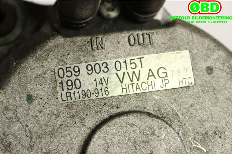 Dynamo til Audi A8 2003-2010 (Type II)  (AUDI|059 903 015 PX||059903015T)