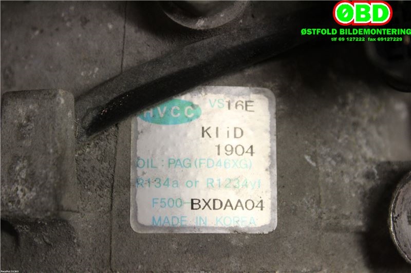 Aircondition kompressor til Kia Sportage 2010-2016 (Type III)  (KIA|977012Y650|)