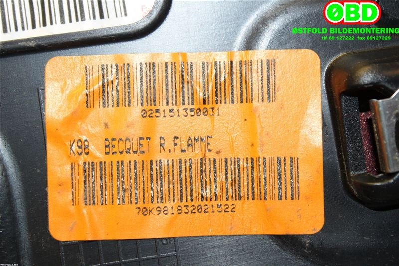 Spoiler bakluke til Renault Clio 2012-2016 (Type IV, Fase 1) (RENAULT|960303759R||960303795R)