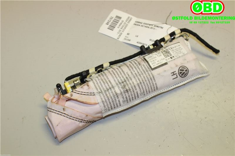 Airbag sidepute venstre til Škoda Octavia 2013-2016 (Type III, Fase 1) (SKODA|5E0 880 241|5E0 880 241 A|5E0880241)