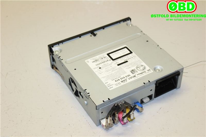 Bilstereo navigasjon til Škoda Octavia 2013-2016 (Type III, Fase 1) (SKODA|5E0 035 874||5E0035874)