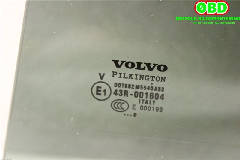 Siderute venstre bak til Volvo XC90 2007-2014 (Type I, Fase 2)  