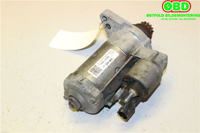 Starter diesel til Škoda Octavia 2013-2016 (Type III, Fase 1)  (SKODA|02Z 911 024 L|02Z 911 021 K|02Z911024L)