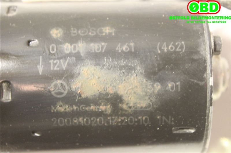 Starter til Mercedes S-Klasse 2005-2013 (W221) (W221) (MERCEDES|A 006 151 05 01|)
