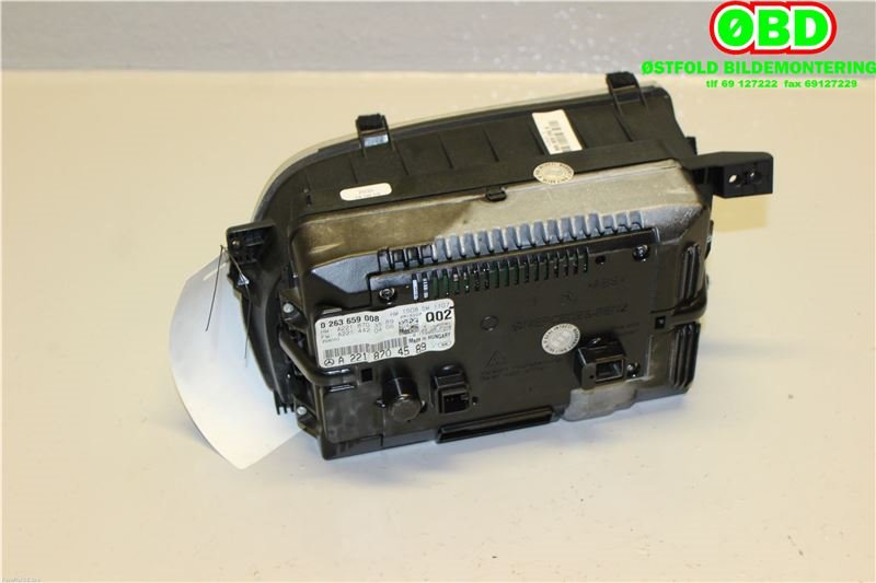 Instrument kjørecomputer til Mercedes S-Klasse 2005-2013 (W221) (W221) (MERCEDES|A 221 870 45 89||2218704589)