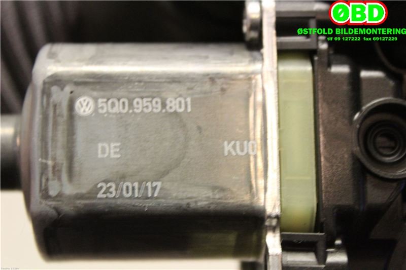 Ruteheis venstre bak til Audi A3 2016-2020 (Type III, Fase 2)  (AUDI|5Q0959801|)