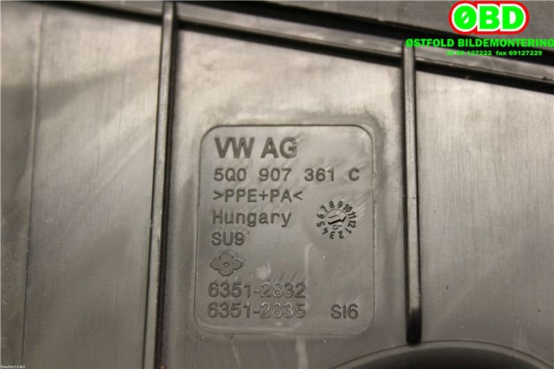 Sikringsboks til Audi A3 2016-2020 (Type III, Fase 2) (AUDI|5Q0937125H|)