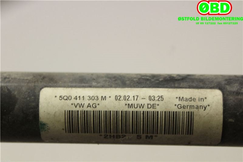 Stabilisatorstag foran til Audi A3 2016-2020 (Type III, Fase 2)  (AUDI|5Q0 411 303 M|5Q0 411 303 Q|5Q0411303M)