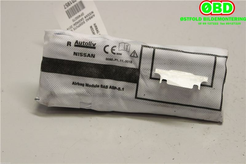 Airbag sidepute høyre til Nissan Qashqai 2014-2021 (Type II) (NISSAN|985H04EA0A|)