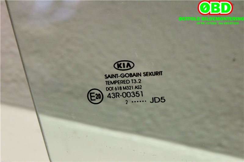 Siderute høyre bak til Kia Cee
