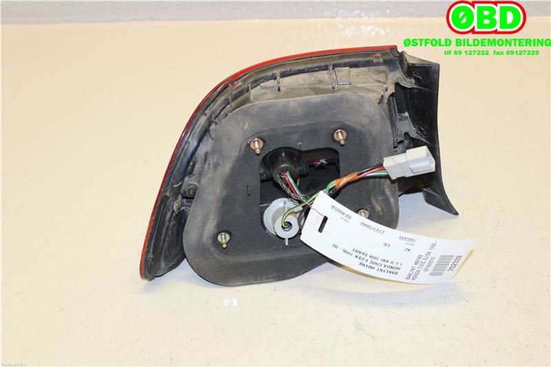 Baklykt høyre til Honda Civic 1996-2000 (Type VI) (ENGELSK) (ENGELSK) (HONDA|33501S02G01|)
