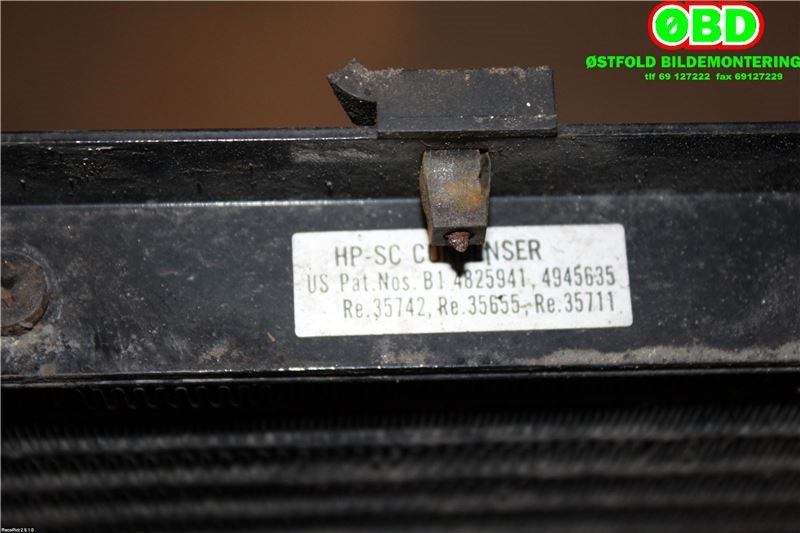 Aircondition radiator til Audi A6 1997-2001 (Type II, Fase 1) (C5) (C5) (AUDI|4B0260403T|)
