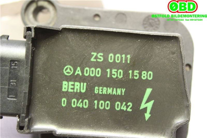 Coil elektronisk til Mercedes C-Klasse 2000-2004 (Fase 1) (W203) (W203) (MERCEDES|A 000 150 29 80||0001501580)
