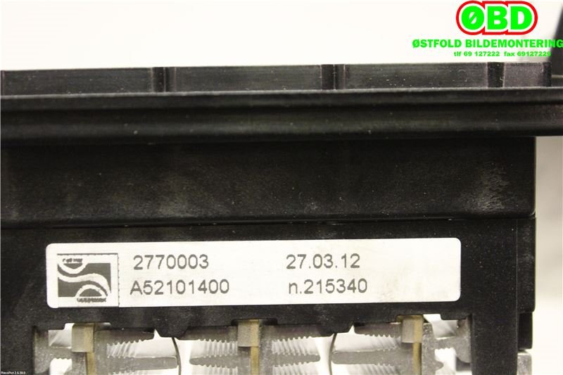 Varmeapparat diverse til Opel Combo D 2012-2018  (OPEL|95514452|1618484|A52101400)
