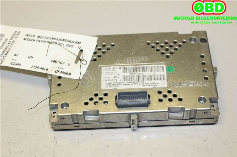 Instrument kjørecomputer til Nissan Pathfinder 2005-2010 (Fase 1) (R51) (R51) (NISSAN|28091EP000|28091EP00A)