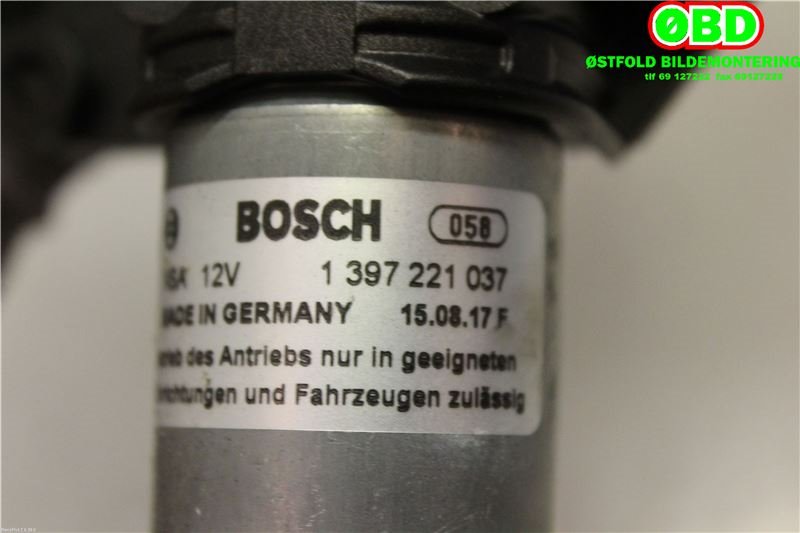Baklukeåpner motor til Audi A4, Allroad 2016-->> (Type II) (B9) (B9) (AUDI|8W9 827 852 A|8W9 827 852 D|)