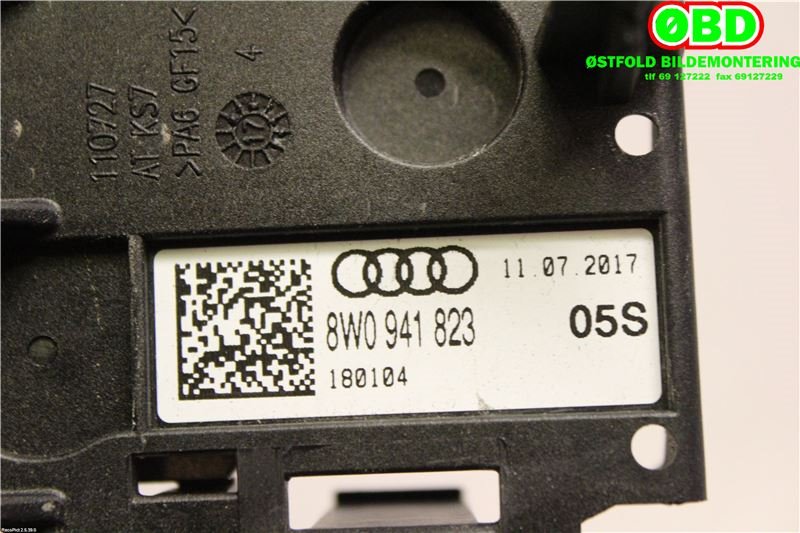Diverse deler til Audi A4, Allroad 2016-->> (Type II) (B9) (B9) (AUDI|8W0941823|)