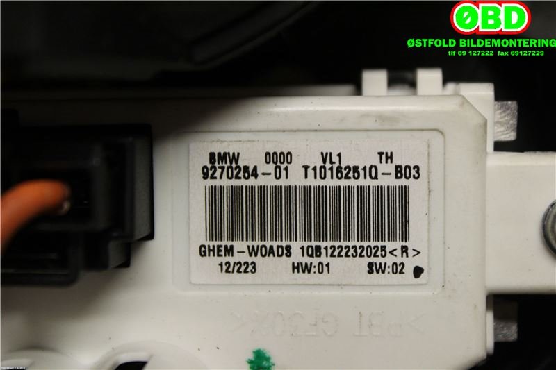 Varmeapparat motor til BMW 3-Serie 2012-2018 (F30/F31/F34) (F30/F31/F34) (BMW|64 11 9 350 395|)