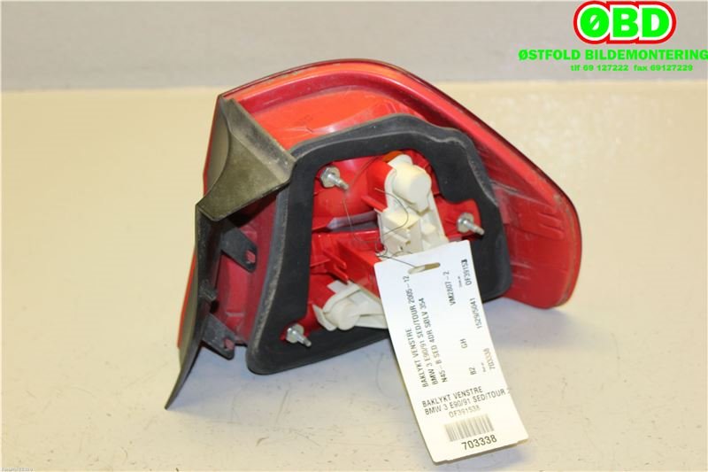 Baklykt venstre til BMW 3-Serie 2005-2011 (E90/E91/E92/E93) (E90/E91/E92/E93) (BMW|63 21 6 937 457||6937457)