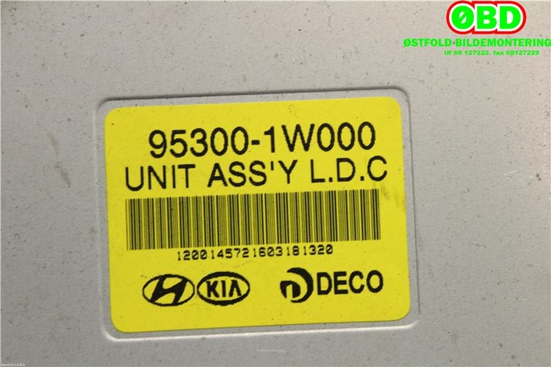 Styreenhet diverse til Kia Rio 2011-2017 Type III  (KIA|953001W000|)