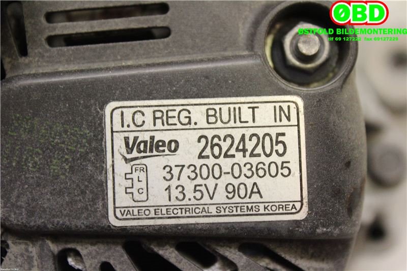 Dynamo til Kia Rio 2011-2017 Type III  (KIA|3730003605|)