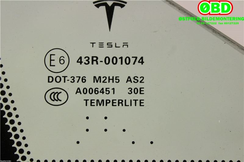 Diverse deler til Tesla Model S 2013-2016 (Fase 1) (TESLA|6006544-00-F|)