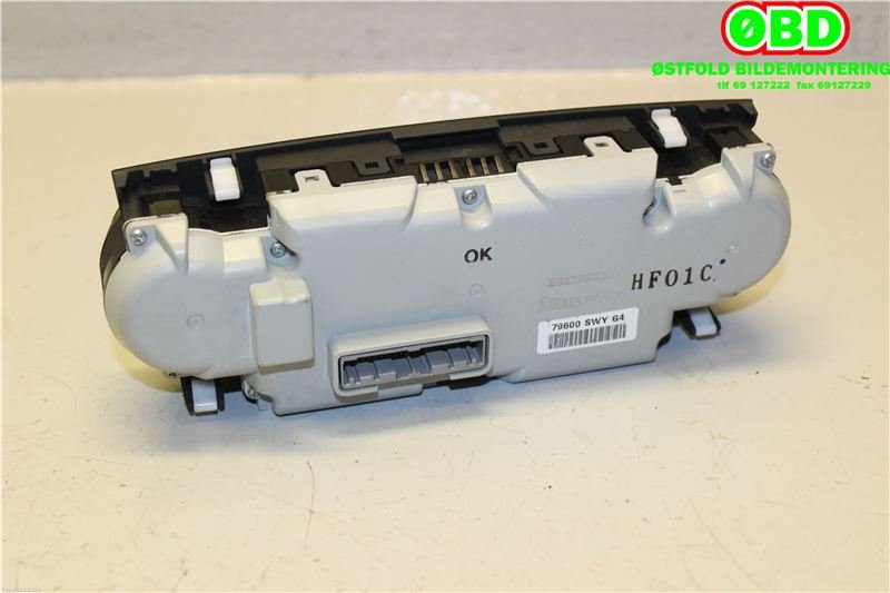 Varmeapparat betjening til Honda CR-V 2007-2012 (Type III)  (HONDA|79600SWYG41ZA||79600SWYG4)