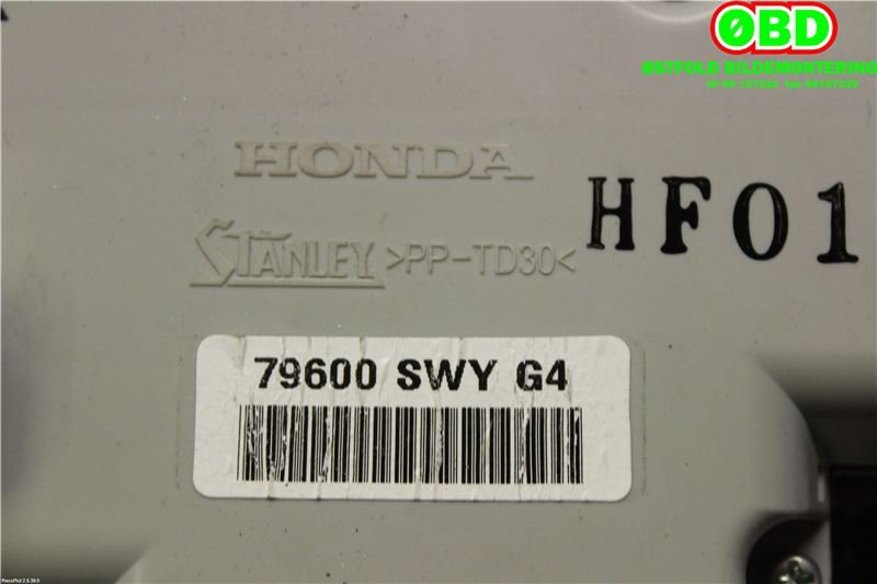 Varmeapparat betjening til Honda CR-V 2007-2012 (Type III)  (HONDA|79600SWYG41ZA||79600SWYG4)