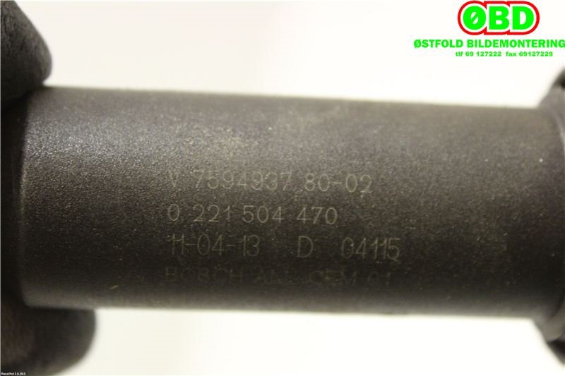 Coil elektronisk til Peugeot 308 2011-2013 (Type I, Fase 2)  (PEUGEOT|597064|9807841880|V759493780)