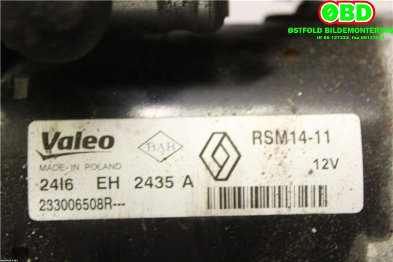 Starter diesel til Mercedes Citan 2012-2021 (W415) (W415) (MERCEDES|A 415 906 52 00|A 415 906 60 00|233006508R)