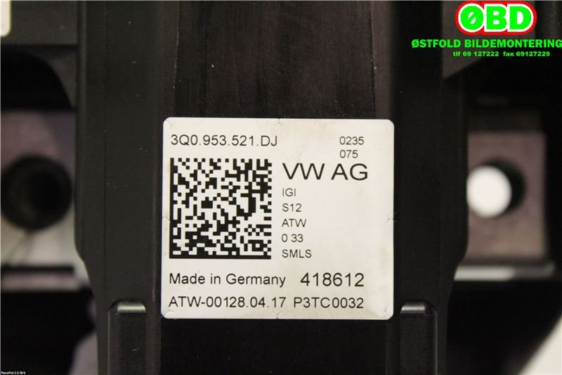 Bryter combi til VW Passat 2015-2019 (Fase 1) (B8) (B8) (VOLKSWAGEN|5Q0 953 502 M||3Q0953521DJ)