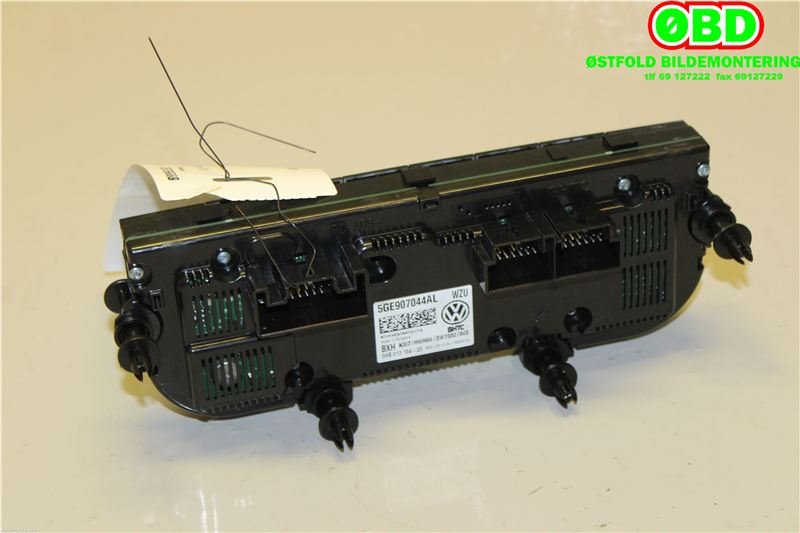 Varmeapparat betjening til VW Passat 2015-2019 (Fase 1) (B8) (B8) (VOLKSWAGEN|5GE 907 044 AL||5GE907044AL)