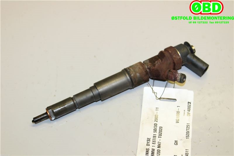Dyse innsprøyting diesel til BMW 1-Serie 2004-2011 (E81/E82/E87/E88) (E81/E82/E87/E88) (BMW|13537793836|0445110216|7793836)
