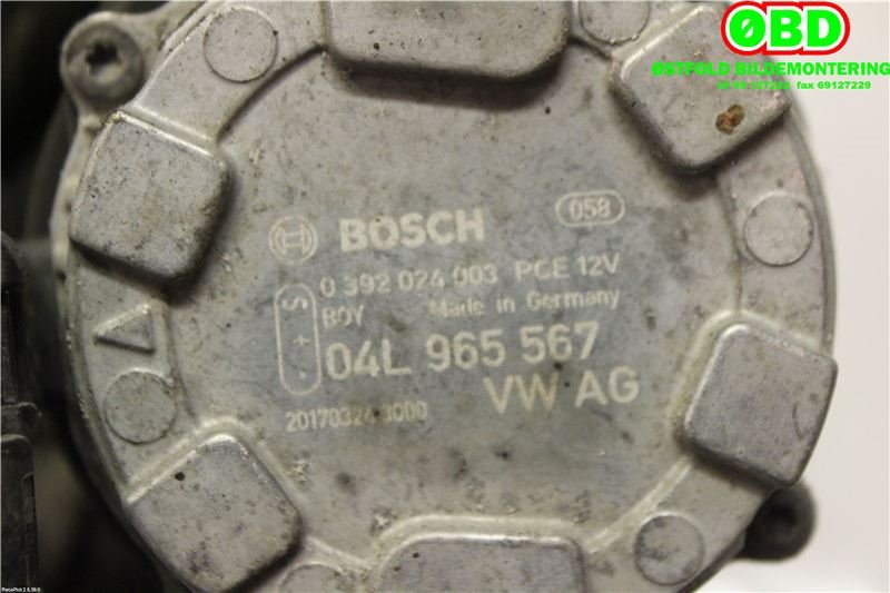 Sirkulasjonspumpe til VW Passat 2015-2019 (Fase 1) (B8) (B8) (VOLKSWAGEN|04L 965 567||04L965567)