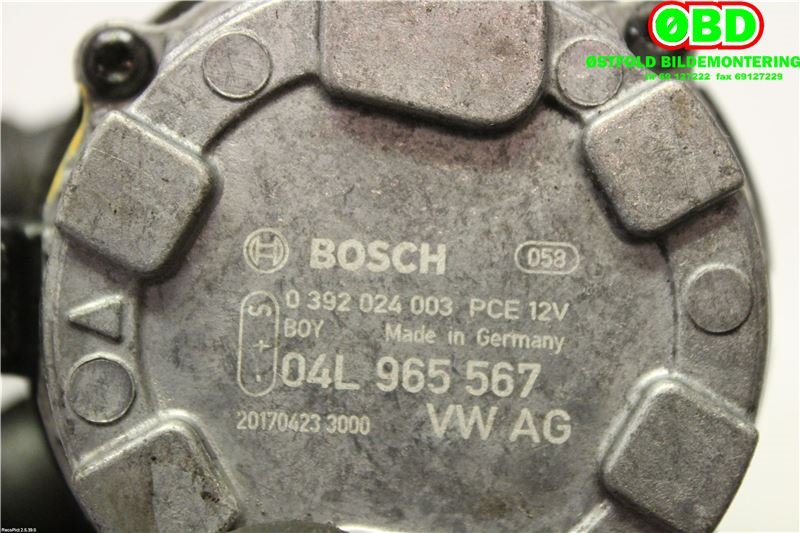 Sirkulasjonspumpe til VW Passat 2015-2019 (Fase 1) (B8) (B8) (VOLKSWAGEN|04L 965 567||04L965567)