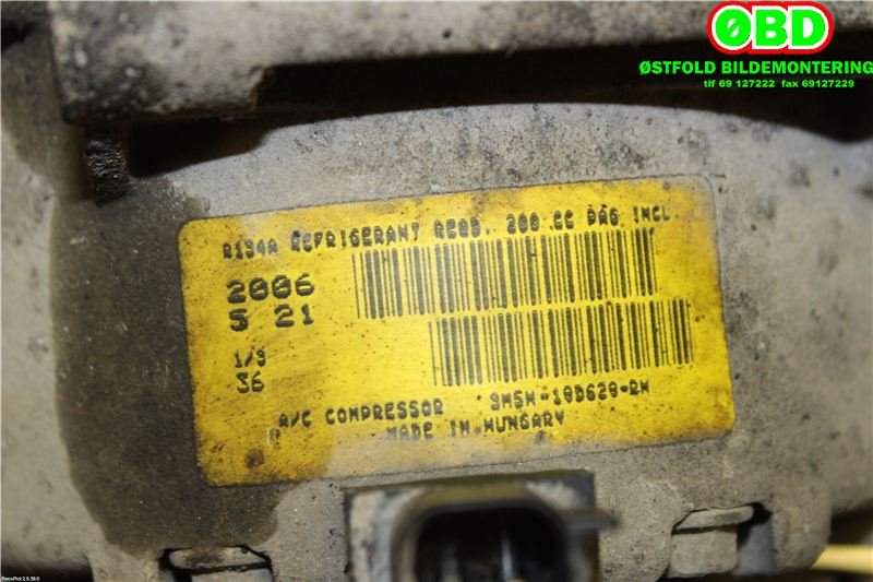 Aircondition kompressor til Ford Focus 2004-2007 (Type II, Fase 1) (FORD|1744997|)