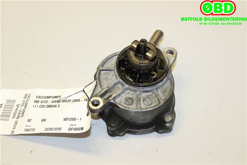 Vakuumpumpe til Mercedes Vito/Viano 2004-2010 (Fase 1) (W639) (W639) (MERCEDES|A 646 230 01 65|A 646 230 03 65|6462300165)