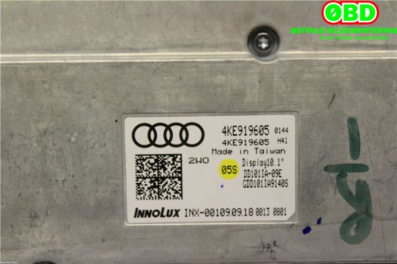 Instrument kjørecomputer til Audi e-tron 2018-->>  (AUDI ETRON|4KE 919 605 C||4KE919605)