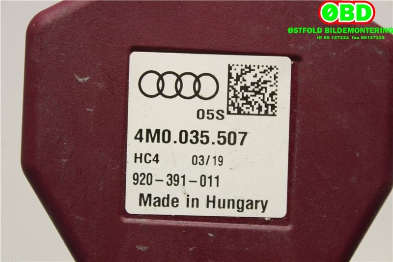 Antenne navigasjon til Audi e-tron 2018-->>  (AUDI ETRON|4M0 035 507||4M0035507)